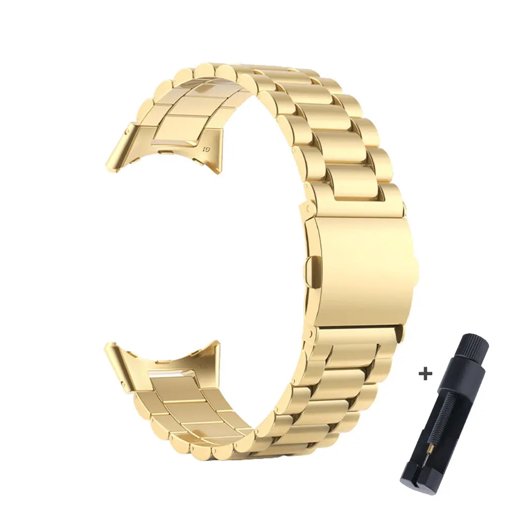 Cinturino con chiusura in acciaio per Google Pixel Watch e Pixel Watch 2, 41mm