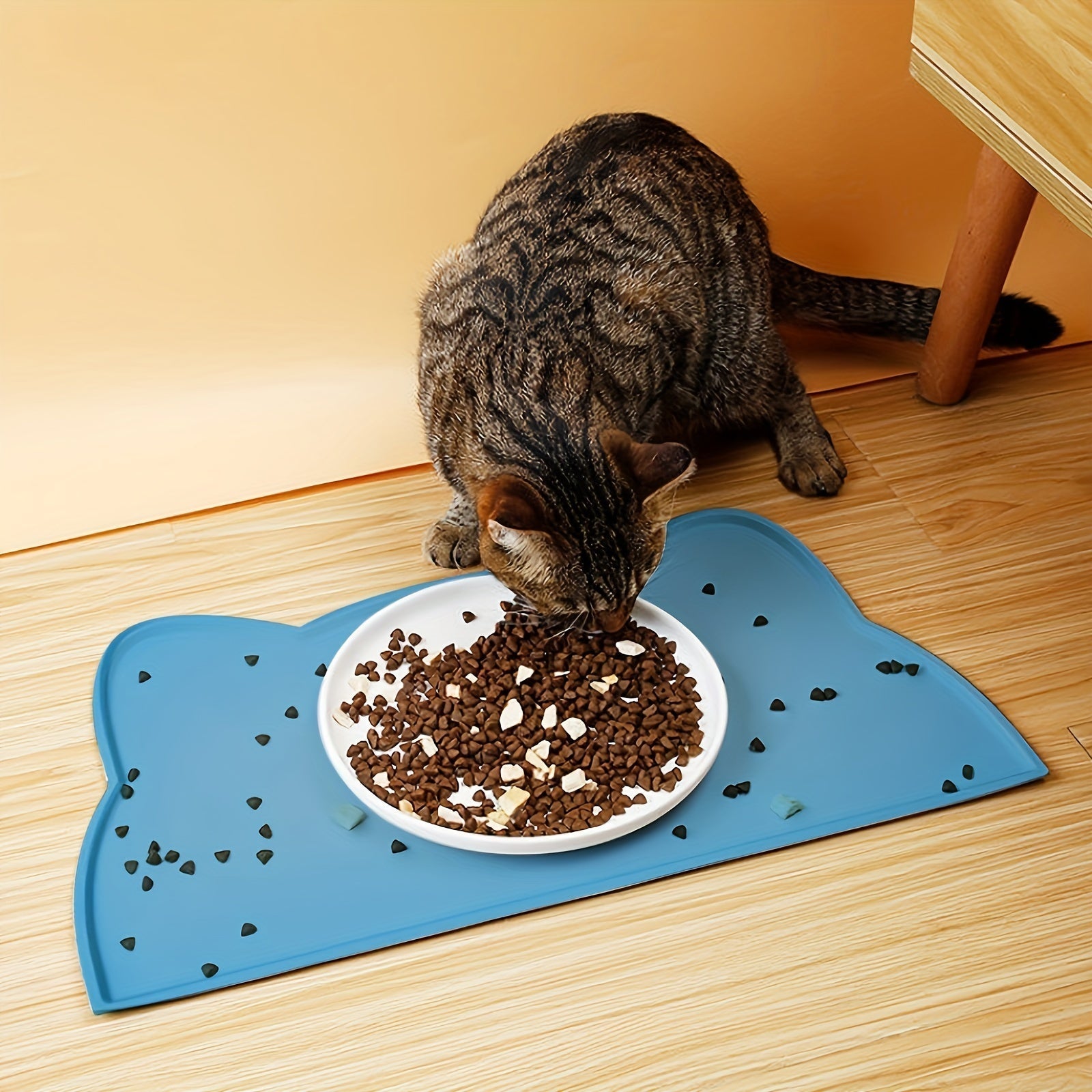 Waterproof Cat & Dog Feeding Tray, Scratch-Resistant & Mess-Free - Euroselle