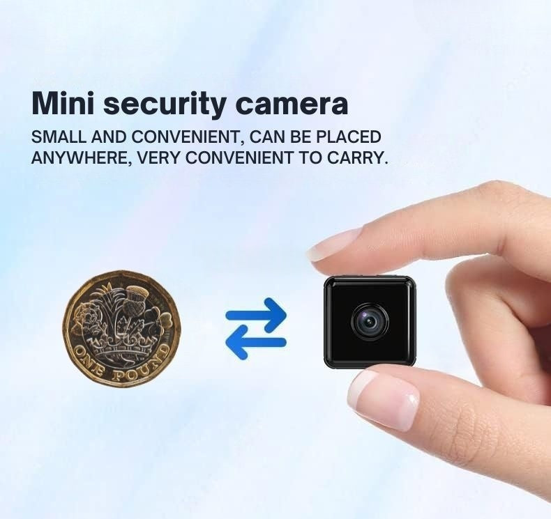 1080P Wireless WiFi Security Camera | Weather-Resistant, App-Controlled & Ideal for Indoor and Outdoor Surveillance | Small Closed Circuit Camera | Euroselle