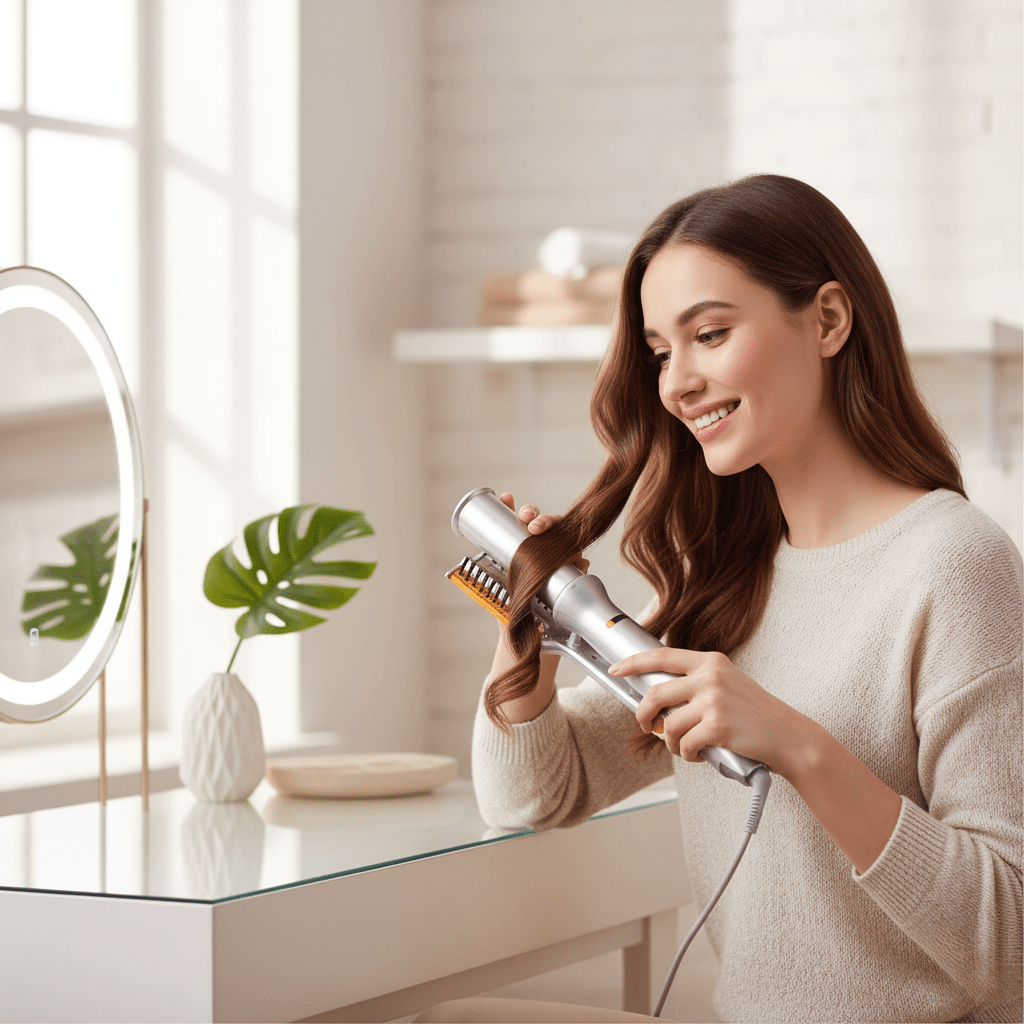 2-in-1 Rotating Hair Brush for Styling and Smoothing | Euroselle