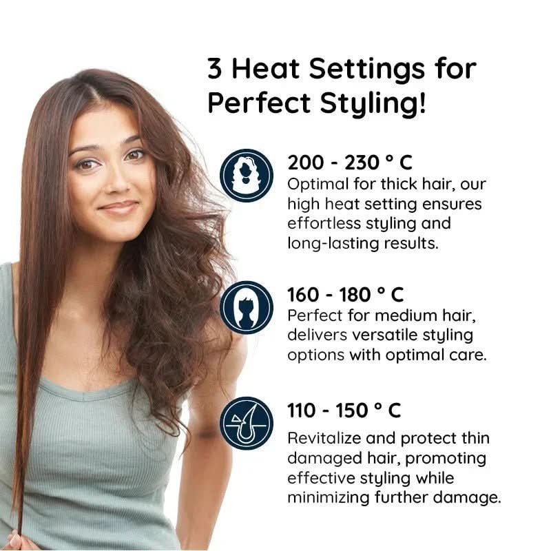2-in-1 Rotating Hair Brush for Styling and Smoothing | Euroselle