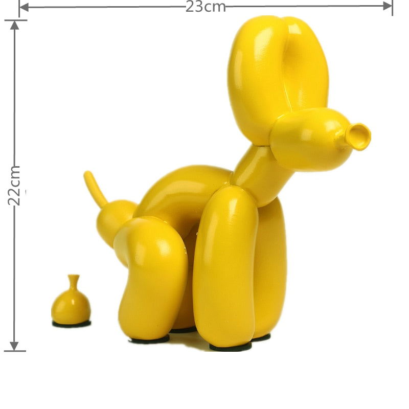 Sculptură de câine din rășină, în formă de balon | Euroselle