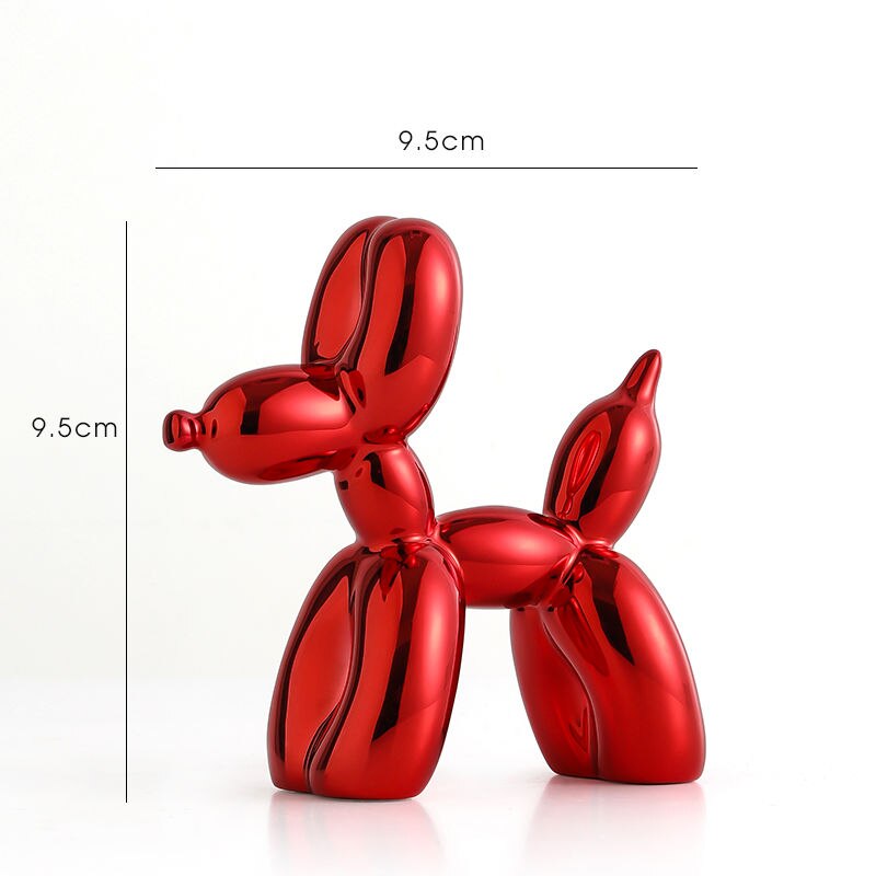 Sculptură de câine din rășină, în formă de balon | Euroselle