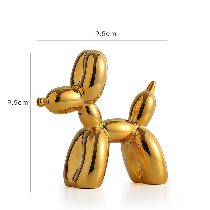 Sculptură de câine din rășină, în formă de balon | Euroselle