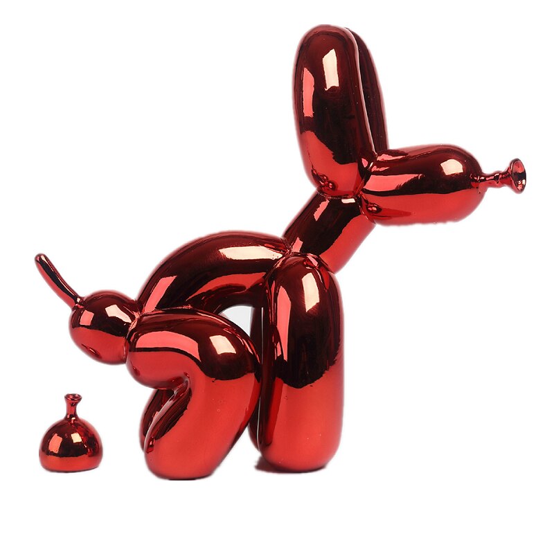 Sculptură de câine din rășină, în formă de balon | Euroselle