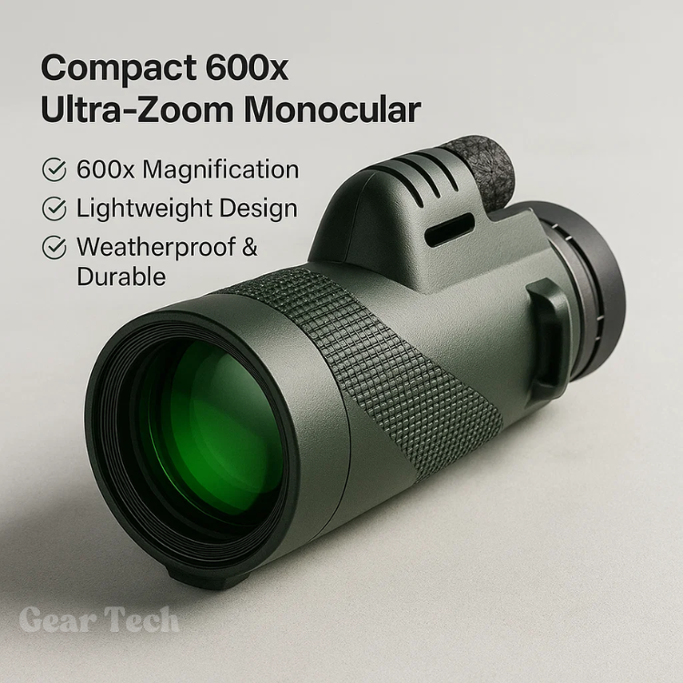 600×-os zsebmonokulár — többrétegű bevonatú HD optika
