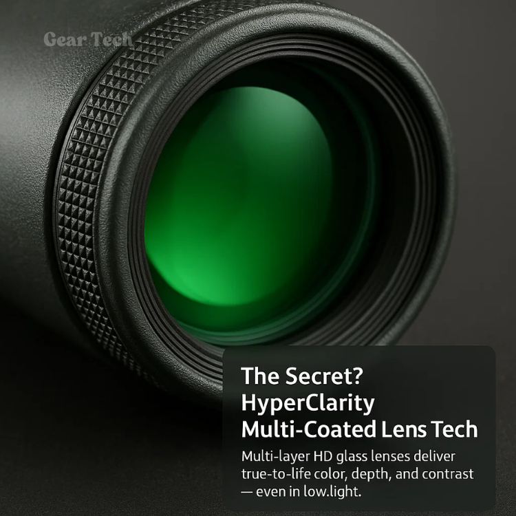 600× Pocket Monocular Telescope — Multi-Coated HD Optics