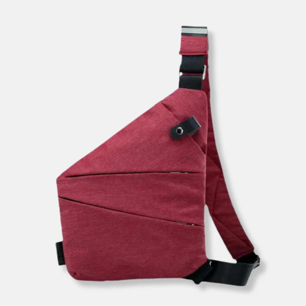 RFID-Blocking Shoulder Sling Organizer with Slash-Resistant Strap