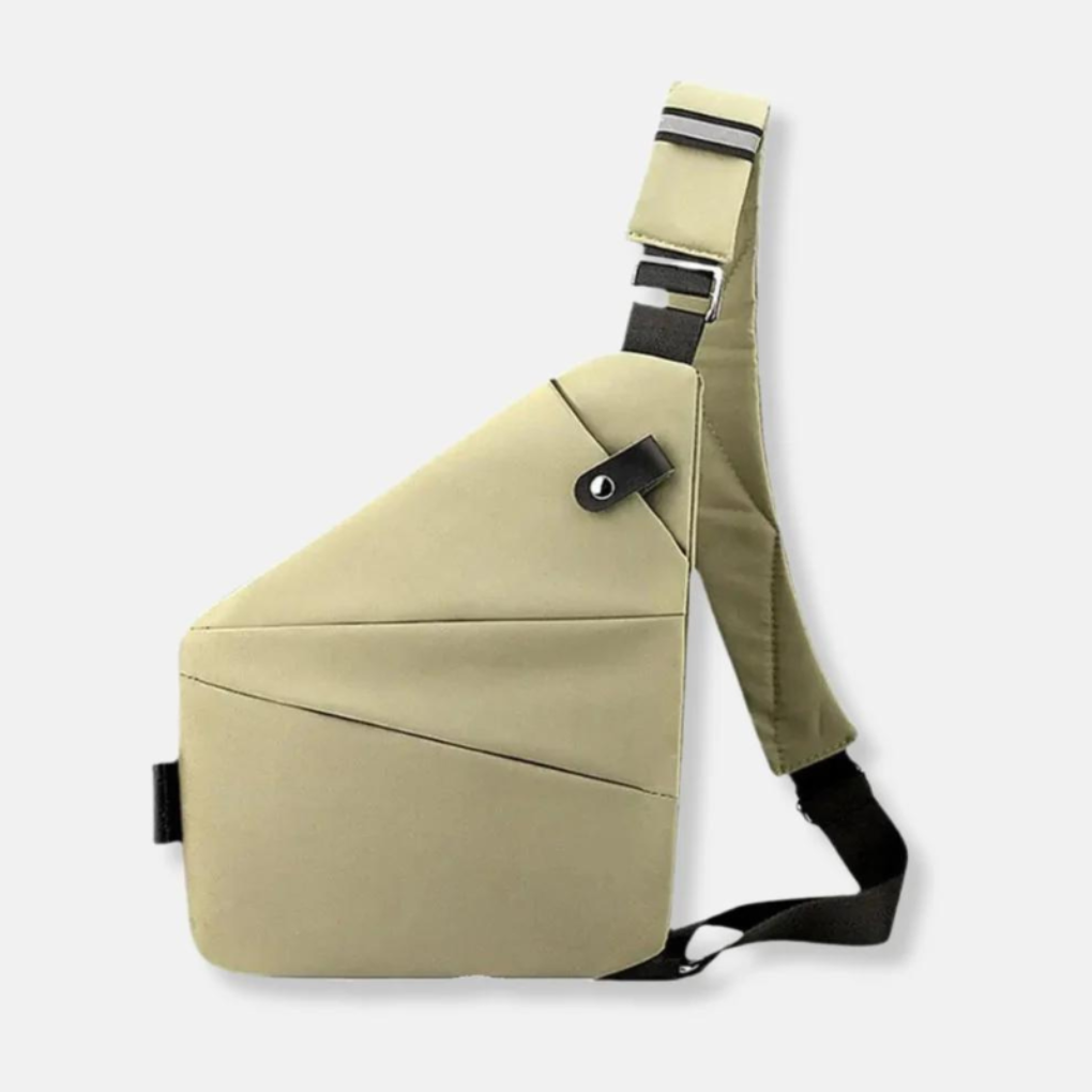 RFID-Blocking Shoulder Sling Organizer with Slash-Resistant Strap