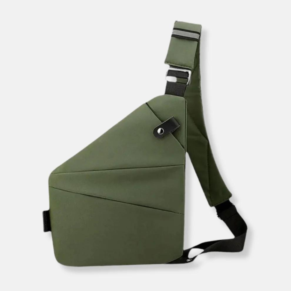 RFID-Blocking Shoulder Sling Organizer with Slash-Resistant Strap