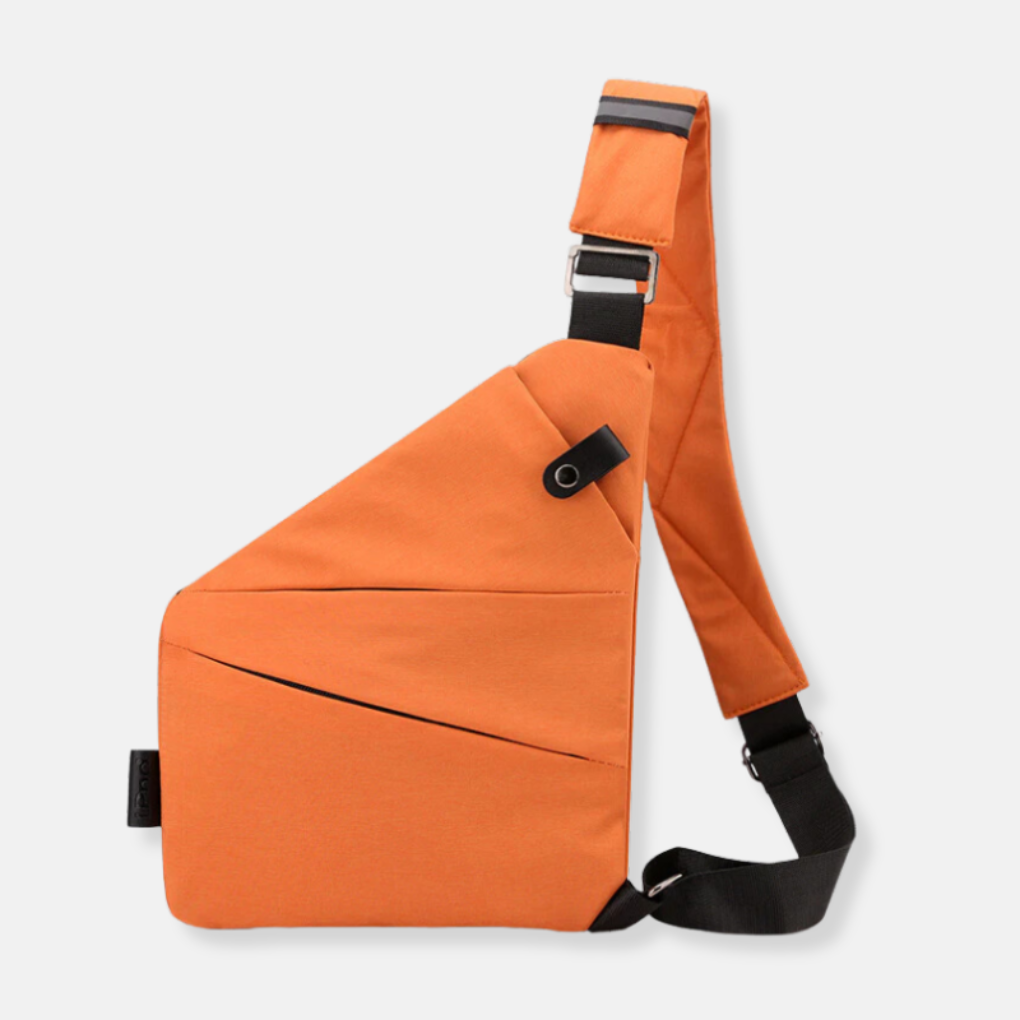 RFID-Blocking Shoulder Sling Organizer with Slash-Resistant Strap