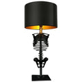 Gotisk skeletskulpturlampe | Håndlavet kunstnerisk belysning | Euroselle
