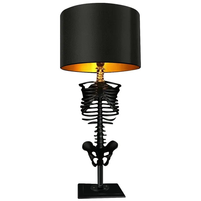 Gotisk skeletskulpturlampe | Håndlavet kunstnerisk belysning | Euroselle
