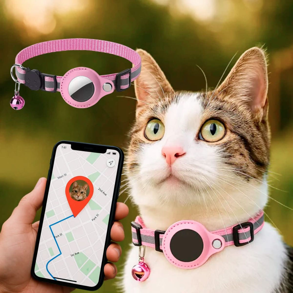 带反光设计的猫咪 GPS 项圈 | Euroselle