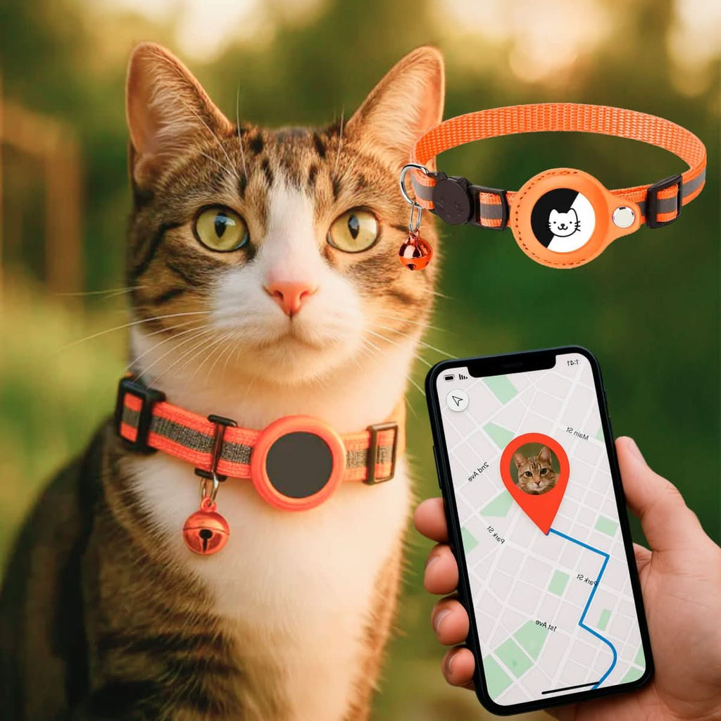 带反光设计的猫咪 GPS 项圈 | Euroselle
