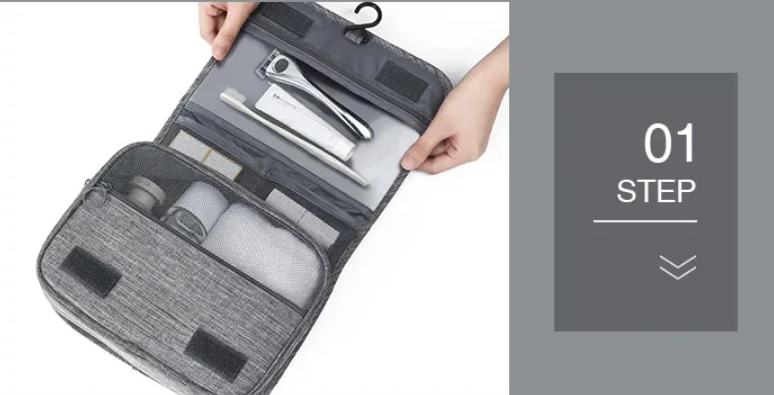Hengende toalettmappe for menn | Euroselle