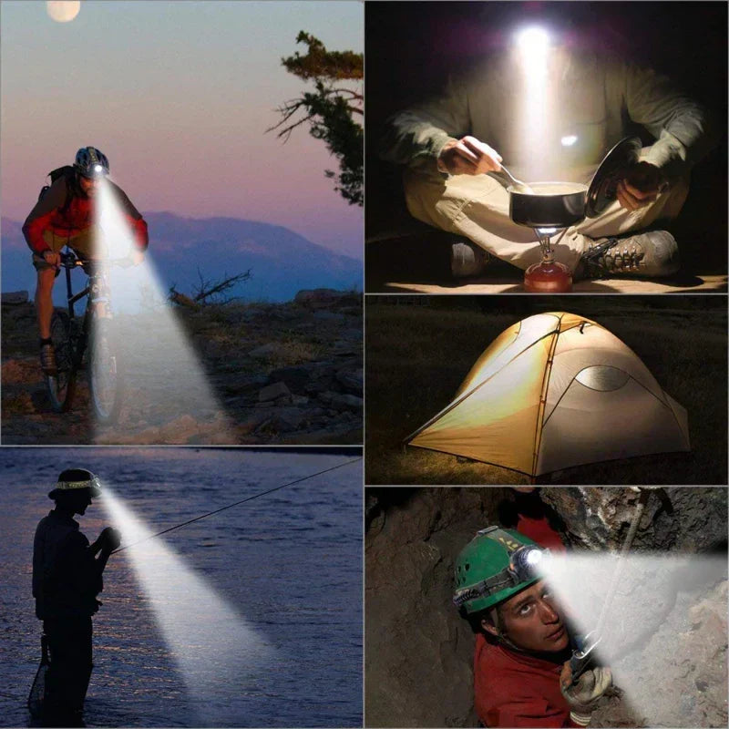 Rechargeable LED Headlamp | Waterproof & Zoomable Light | Euroselle