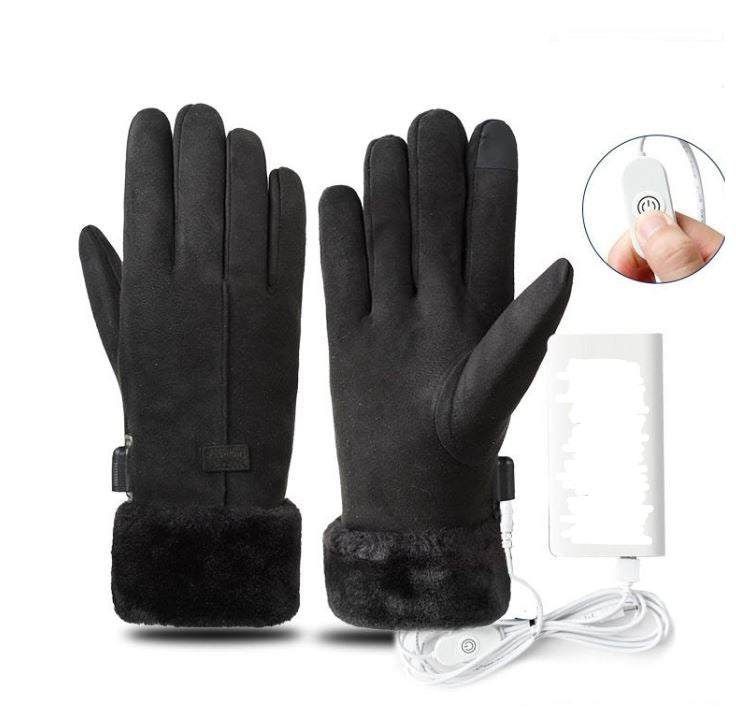 Guanti invernali riscaldati ThermoTouch – impermeabili, con touchscreen e 3 livelli di riscaldamento | Euroselle