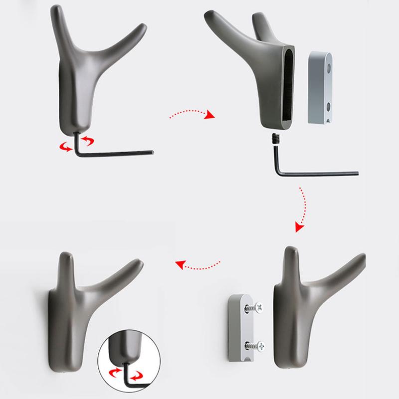 Decorazione da parete con gancio a forma di corno | Euroselle