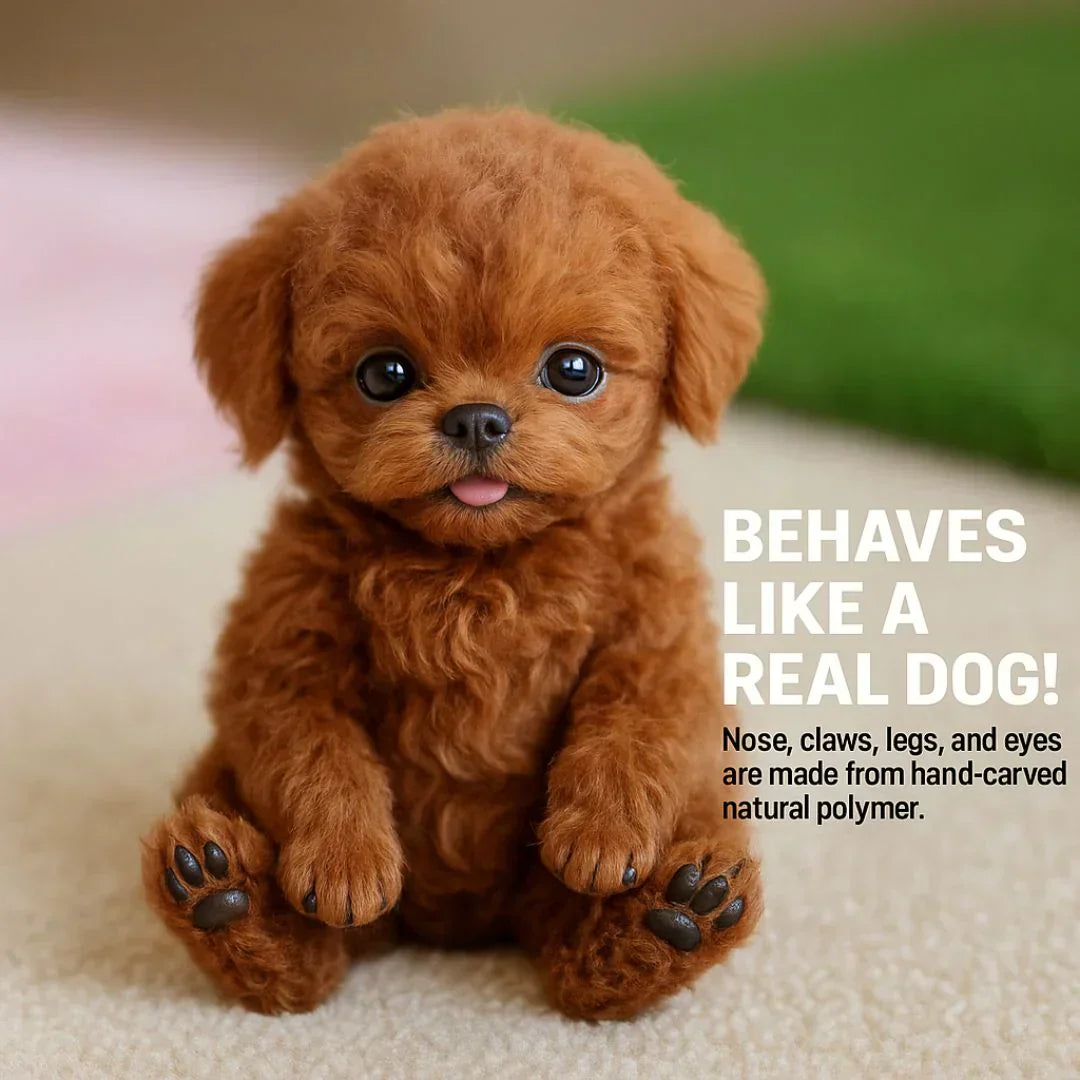 Interactive Plush Puppy - Realistic Stuffed Animal for Children and Adults with Movements and Sounds | Euroselle