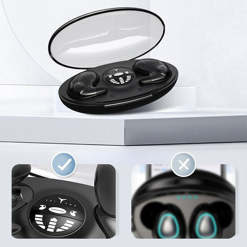 Láthatatlan vezeték nélküli alvófülhallgató | IPX5 vízállóság, Bluetooth 5.3 a kényelmes alváshoz és pihenéshez | Euroselle