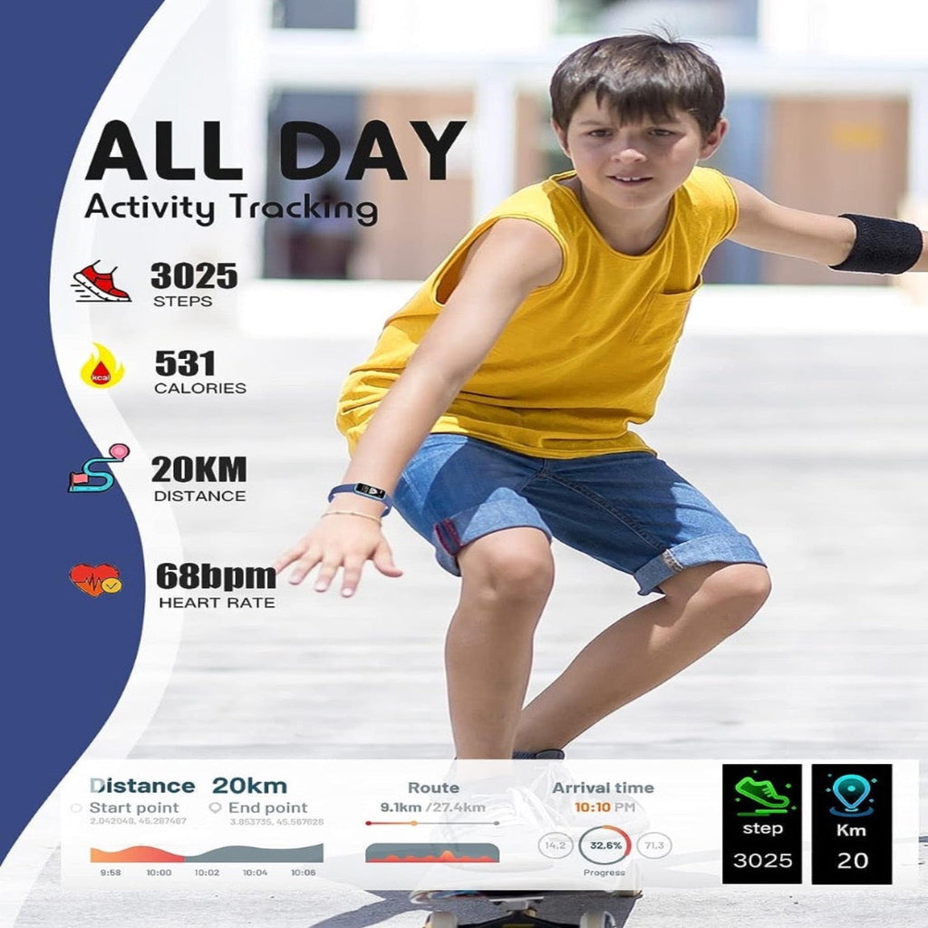 Reloj inteligente infantil con GPS, seguimiento de actividad física y funciones de salud – Viona | Euroselle