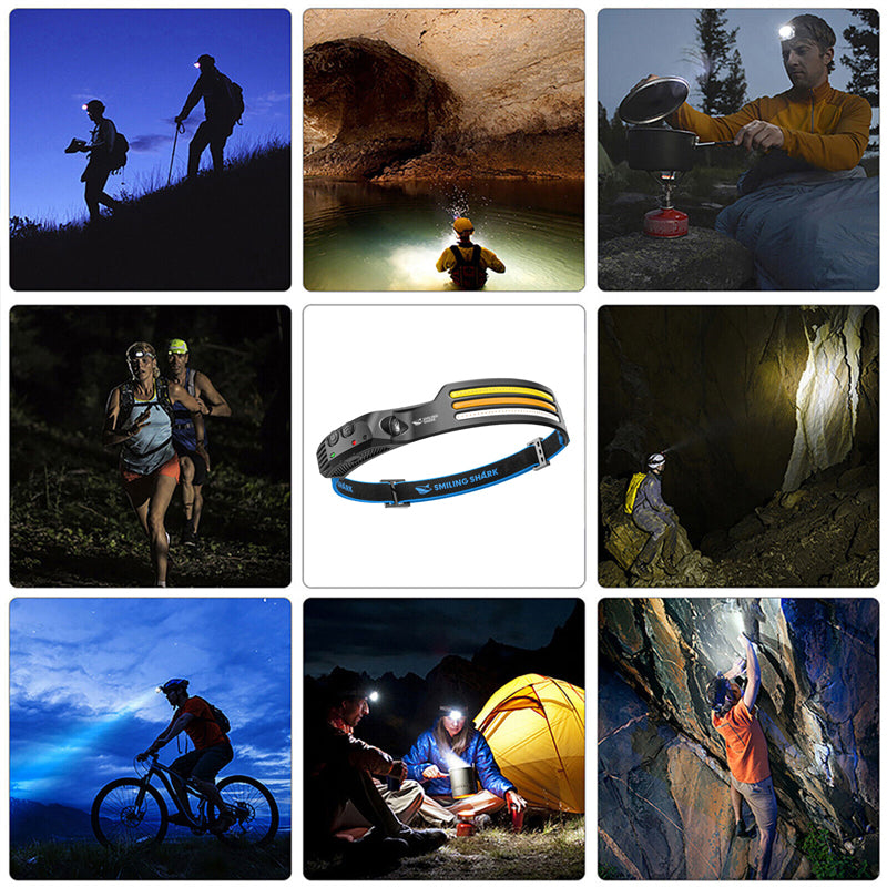 Led USB Rechargeable Powerful Headlamp | Euroselle