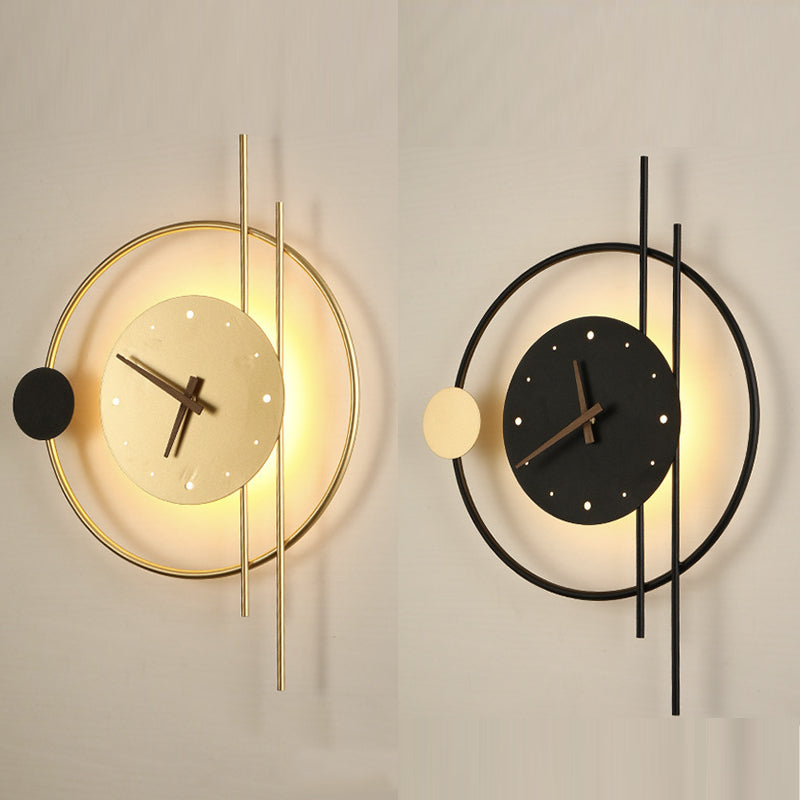 LumiClock - Relógio de parede LED moderno para uma iluminação elegante | Euroselle