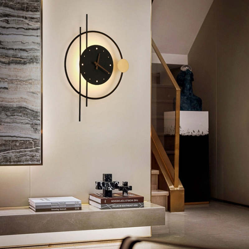 LumiClock - Relógio de parede LED moderno para uma iluminação elegante | Euroselle