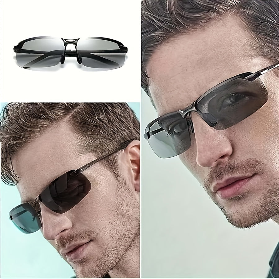 Luminexx fotokróm napszemüveg | Önsötétedő és stílusos | Nappalra és éjszakára | Elegáns, teljes körű védelem | Euroselle