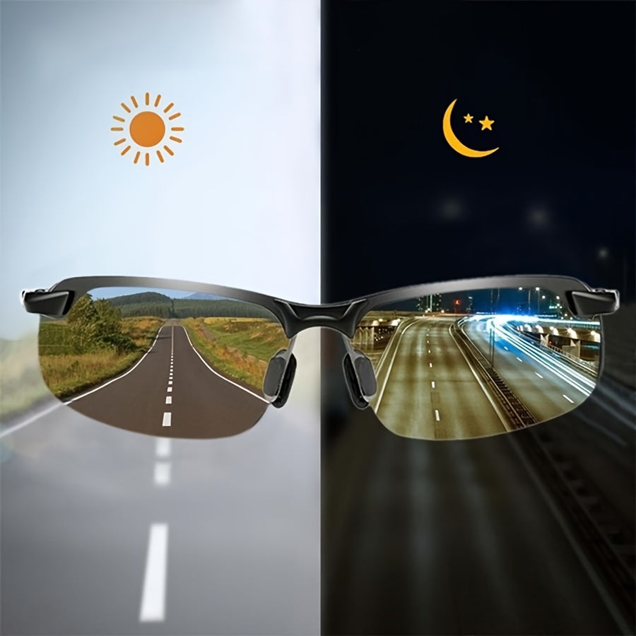 Luminexx fotokróm napszemüveg | Önsötétedő és stílusos | Nappalra és éjszakára | Elegáns, teljes körű védelem | Euroselle