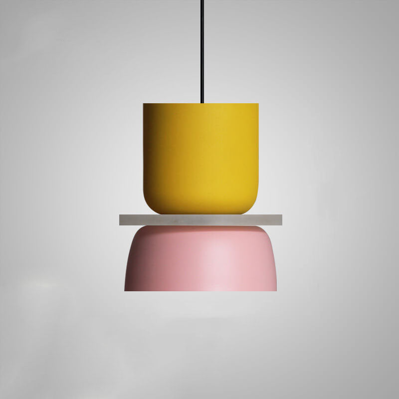 Scandinavische macaron-hanglamp | Moderne ledverlichting | Euroselle