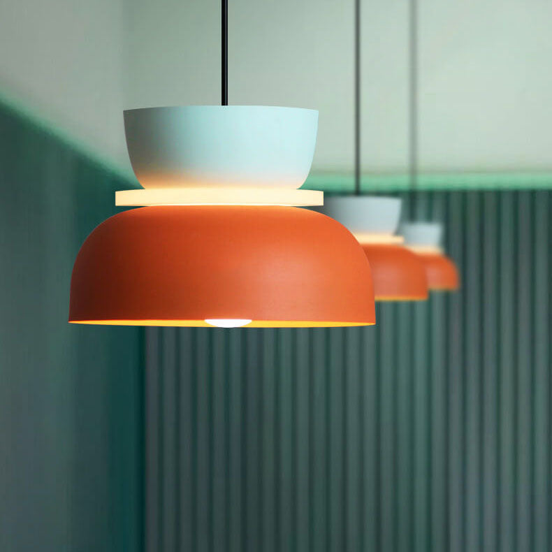 Scandinavische macaron-hanglamp | Moderne ledverlichting | Euroselle