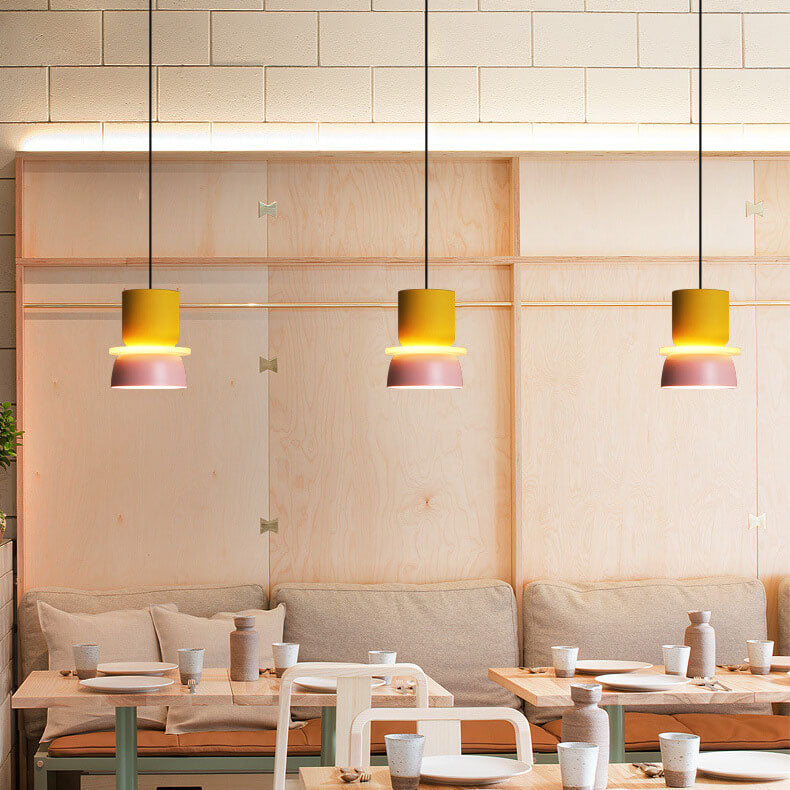 Scandinavische macaron-hanglamp | Moderne ledverlichting | Euroselle