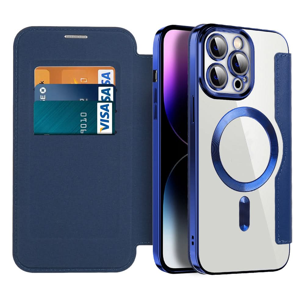 磁気式レザーフリップケース iPhone 11～14シリーズ | Euroselle