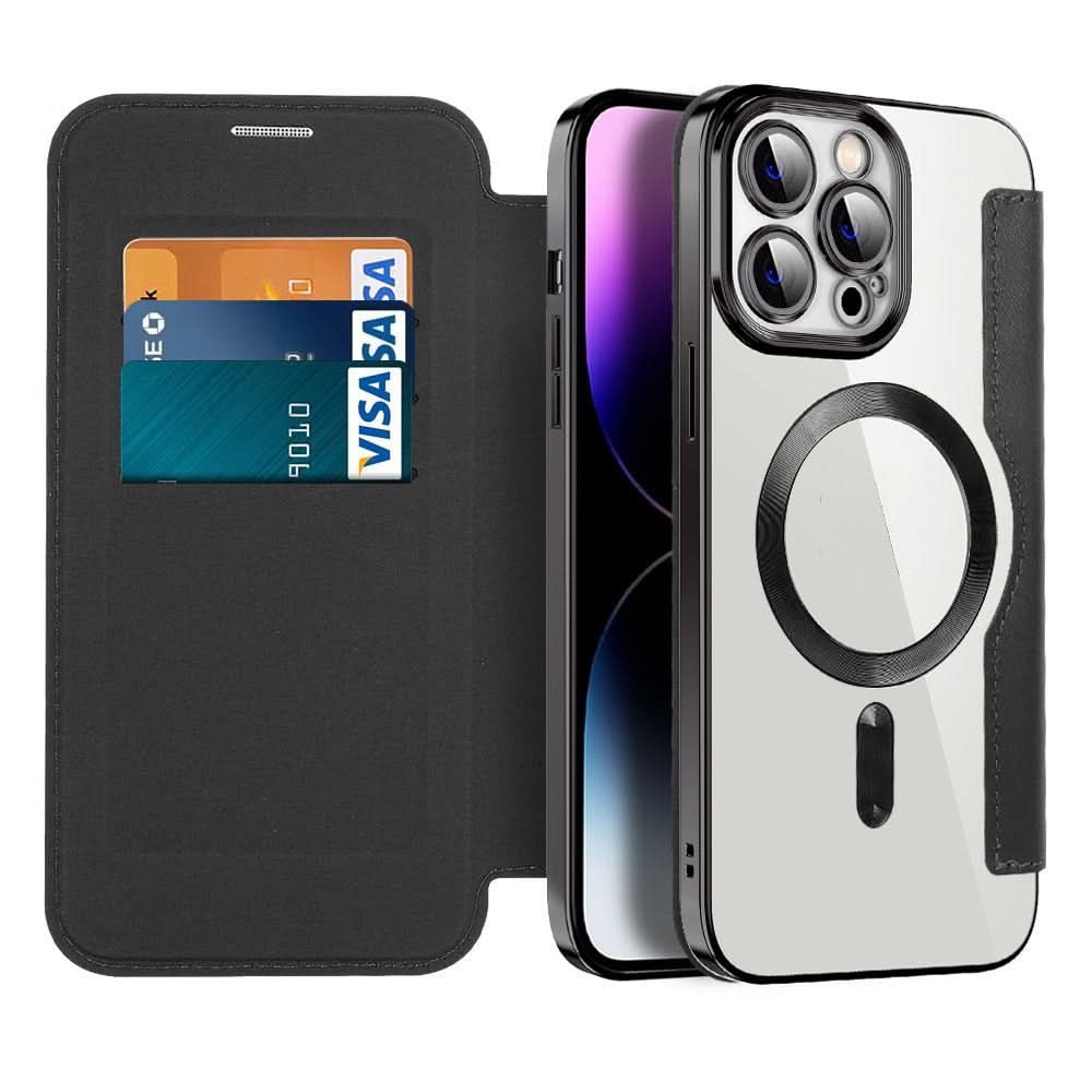 磁気式レザーフリップケース iPhone 11～14シリーズ | Euroselle