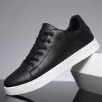Herres klassiske læderhverdags-sneakers | Euroselle