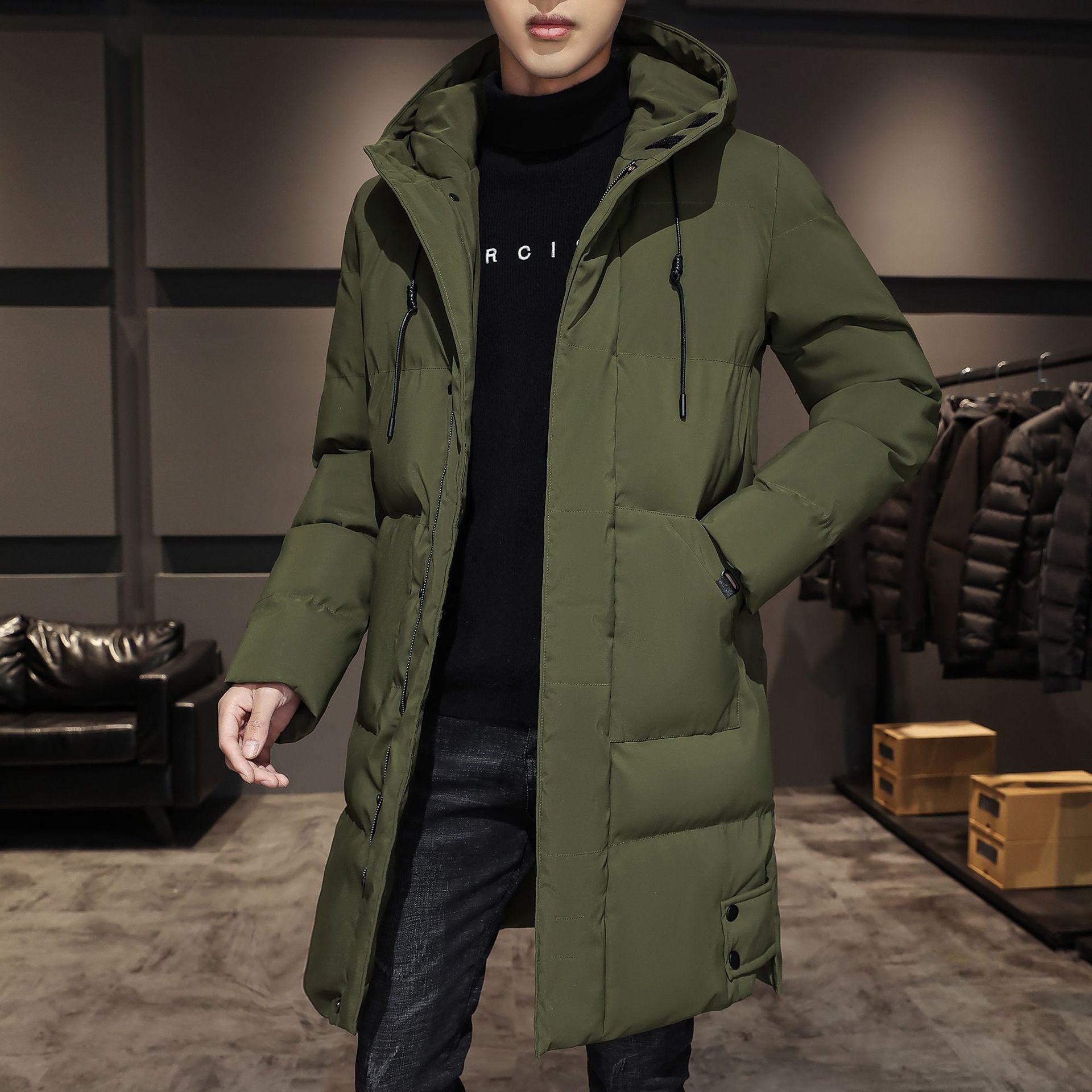 Men's Insulated Hooded Parka for Cold Weather | Euroselle