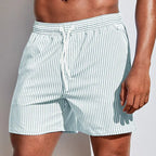 Men's Striped Athletic Swim Shorts | Euroselle
