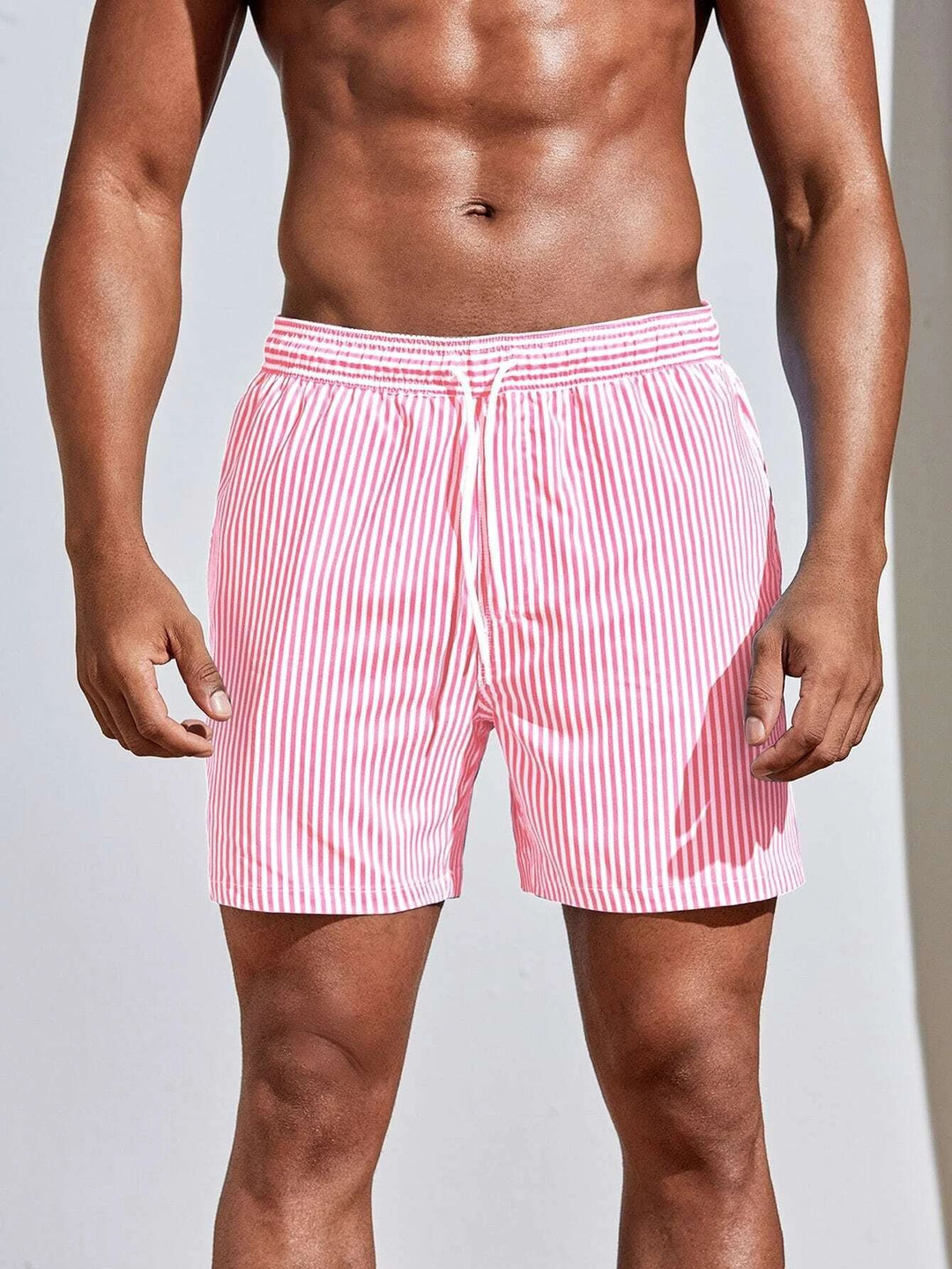 Men's Striped Comfortable Swim Shorts | Euroselle