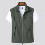 Men's Lightweight Zip-Up Vest | Euroselle