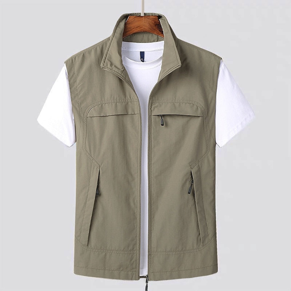 Men's Lightweight Zip-Up Vest | Euroselle
