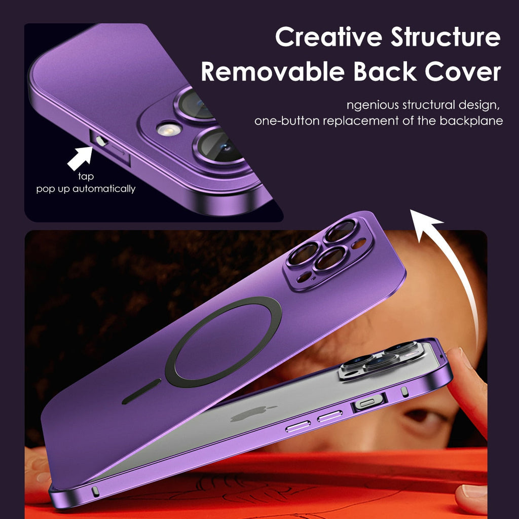 Funda metálica con protección para la cámara - iPhone | Euroselle