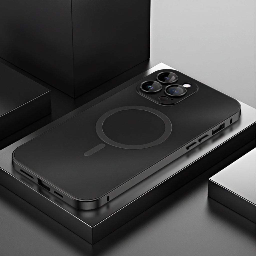 Funda metálica con protección para la cámara - iPhone | Euroselle