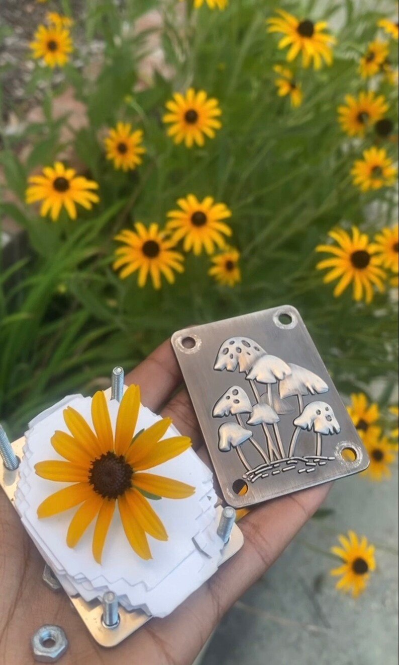 Mini-presse à fleurs | Créateur compact de souvenirs botaniques | Outil de loisirs créatifs portable | Euroselle