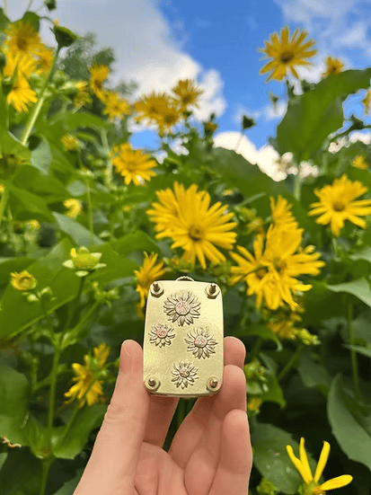 Mini-presse à fleurs | Créateur compact de souvenirs botaniques | Outil de loisirs créatifs portable | Euroselle