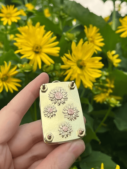 Mini-presse à fleurs | Créateur compact de souvenirs botaniques | Outil de loisirs créatifs portable | Euroselle