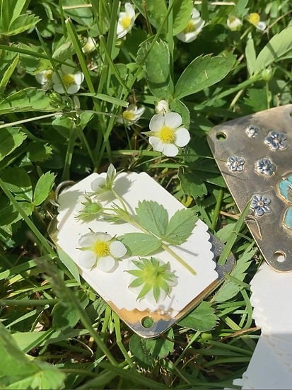 Mini-presse à fleurs | Créateur compact de souvenirs botaniques | Outil de loisirs créatifs portable | Euroselle
