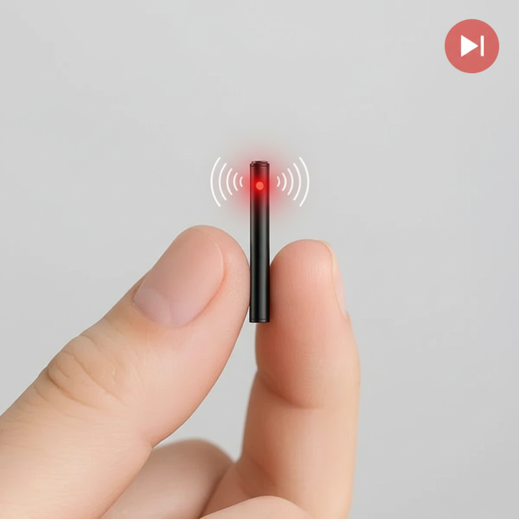 Grabadora de voz miniatura: pequeña, discreta y potente, con captura de audio | Perfecta para grabaciones discretas y activación por voz | Euroselle