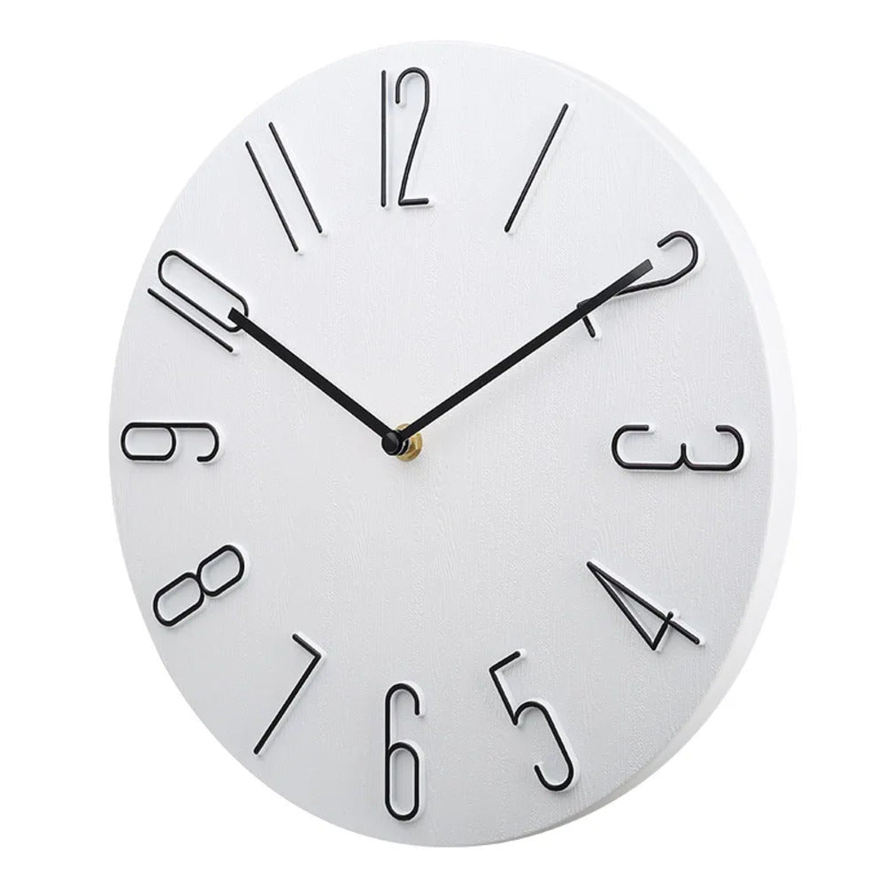 Moderní minimalistické tiché hodiny – stylové nástěnné hodiny | Euroselle